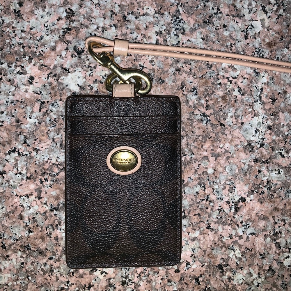 Coach Id lanyard